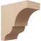 Ekena Millwork 12"W x 24"D x 24"H Classic Asheboro Rough Cedar Woodgrain TimberThane Corbel, Primed Tan CORUR12X24X24ASHRCPR - alternate 1